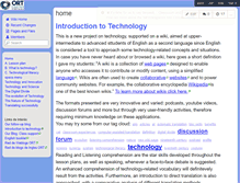 Tablet Screenshot of introductiontotechnology.wikispaces.com