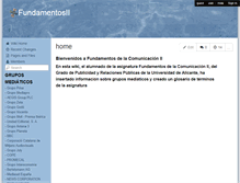 Tablet Screenshot of fundamentosdelacomunicacion2.wikispaces.com