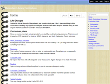 Tablet Screenshot of harambeelibrarycurriculum.wikispaces.com