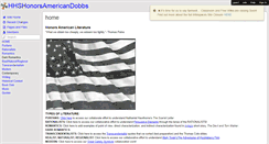 Desktop Screenshot of hhshonorsamericandobbs.wikispaces.com