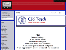 Tablet Screenshot of cdsteach.wikispaces.com