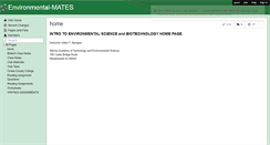 Desktop Screenshot of environmental-mates.wikispaces.com