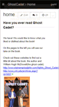 Mobile Screenshot of ghostcadet.wikispaces.com