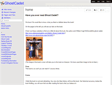 Tablet Screenshot of ghostcadet.wikispaces.com