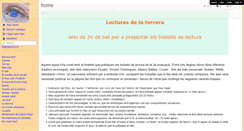 Desktop Screenshot of lecturesdelatercera.wikispaces.com