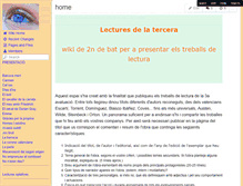 Tablet Screenshot of lecturesdelatercera.wikispaces.com