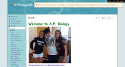 Desktop Screenshot of apbiologywiki.wikispaces.com