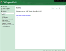 Tablet Screenshot of chsopen10-11.wikispaces.com
