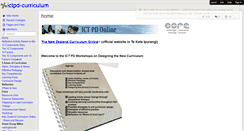 Desktop Screenshot of ictpd-curriculum.wikispaces.com