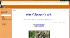 Desktop Screenshot of kculpepper.wikispaces.com