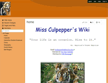 Tablet Screenshot of kculpepper.wikispaces.com