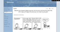 Desktop Screenshot of dsimmons.wikispaces.com