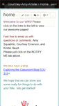 Mobile Screenshot of courtney-amy-kristal.wikispaces.com