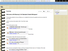 Tablet Screenshot of amooney.wikispaces.com