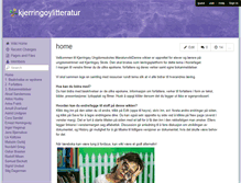 Tablet Screenshot of kjerringoylitteratur.wikispaces.com