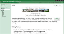 Desktop Screenshot of coasttocoastchroniclesed1.wikispaces.com