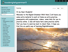 Tablet Screenshot of hoodenglishgrammariii.wikispaces.com