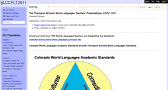 Desktop Screenshot of ccflt2011.wikispaces.com