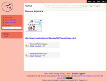 Tablet Screenshot of jumera.wikispaces.com