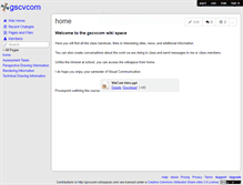 Tablet Screenshot of gscvcom.wikispaces.com