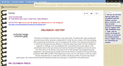 Desktop Screenshot of colombiahistory.wikispaces.com