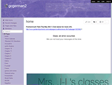 Tablet Screenshot of gcgerman2.wikispaces.com