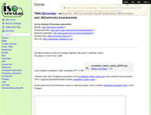 Tablet Screenshot of isokoulutukset.wikispaces.com