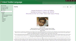 Desktop Screenshot of infant-toddler-language.wikispaces.com