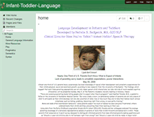 Tablet Screenshot of infant-toddler-language.wikispaces.com