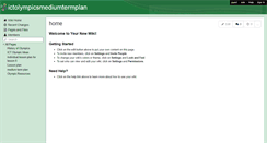 Desktop Screenshot of ictolympicsmediumtermplan.wikispaces.com