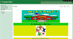 Desktop Screenshot of franklintitle1.wikispaces.com