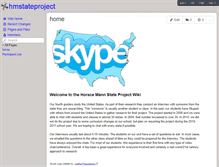 Tablet Screenshot of hmstateproject.wikispaces.com
