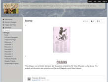 Tablet Screenshot of chains2011.wikispaces.com