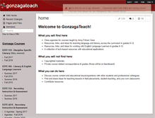 Tablet Screenshot of gonzagateach.wikispaces.com