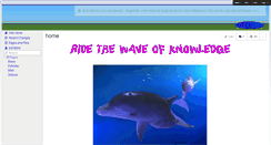 Desktop Screenshot of dolphinland.wikispaces.com