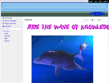 Tablet Screenshot of dolphinland.wikispaces.com