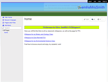 Tablet Screenshot of emhsmrssmith.wikispaces.com