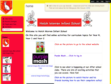 Tablet Screenshot of hatchwarreninfantschool.wikispaces.com
