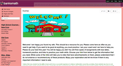 Desktop Screenshot of banksmath.wikispaces.com