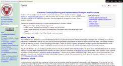 Desktop Screenshot of academiccontinuity.wikispaces.com