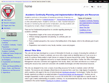 Tablet Screenshot of academiccontinuity.wikispaces.com