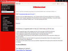 Tablet Screenshot of ccbusinessland.wikispaces.com
