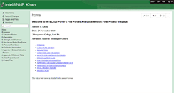 Desktop Screenshot of intel520fk.wikispaces.com