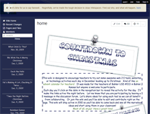 Tablet Screenshot of christmascountdown.wikispaces.com