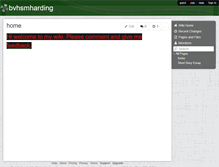 Tablet Screenshot of bvhsmharding.wikispaces.com