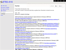 Tablet Screenshot of etec-510.wikispaces.com