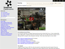 Tablet Screenshot of inspiredclassrooms.wikispaces.com