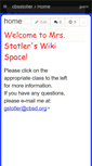 Mobile Screenshot of cbsstotler.wikispaces.com