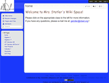 Tablet Screenshot of cbsstotler.wikispaces.com
