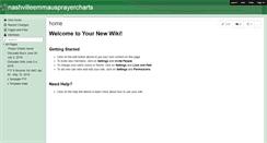 Desktop Screenshot of nashvilleemmausprayercharts.wikispaces.com